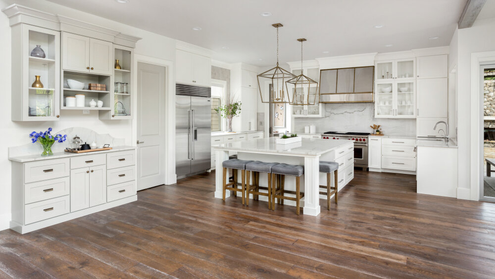 hardwood floors in Beautiful Kitchen